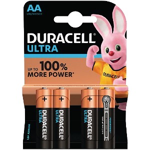 Duracell Ultra Power AA 4 Pack