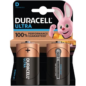 Duracell Ultra Power storlek D Pack av 2