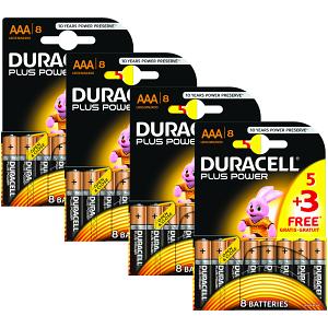Duracell Plus Power AAA 32 Packs Batterier