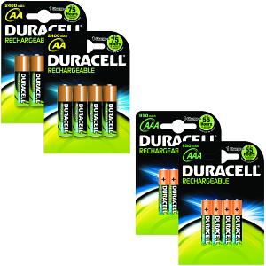 Duracell AA & AAA Rechargeables
