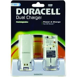 Duracell Dubbel laddare för Wii (Vit)