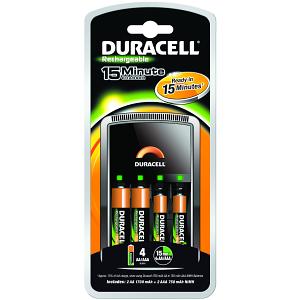 Ultrasnabb 15 Min laddare & 4  Batterier