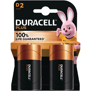 Duracell Plus D-storlek (2-pack)