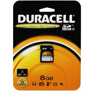 Duracell 8GB SD Card