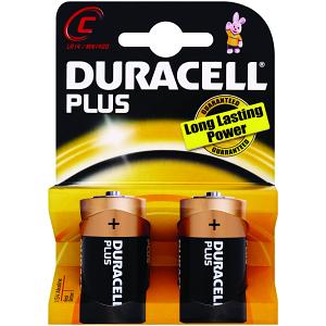 <p>Duracell Plus batterier, C-storlek (2-pack)</p>