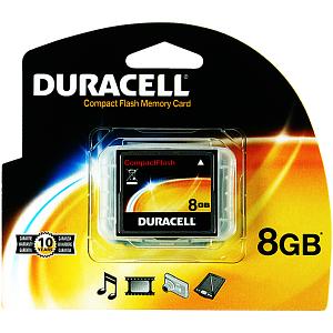 Duracell 8GB Compact Flash Card