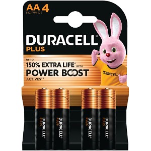 Duracell Plus AA Paket med 4st batterier