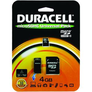 Duracell 4GB SD Micro Anslutnings Kit