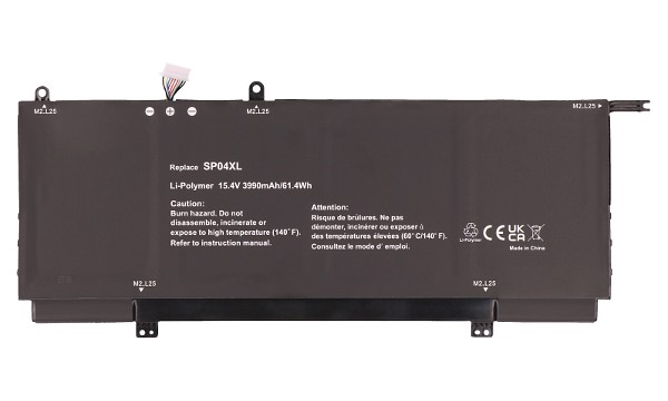 SPECTRE X360 13-AP0033DX Batteri (4 Cells)