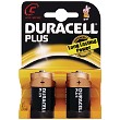 <p>Duracell Plus batterier, C-storlek (2-pack)</p>