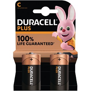Duracell Plus Power C-storlek (2-pack)