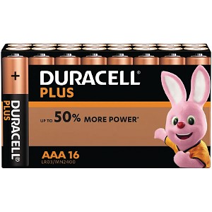 Duracell Plus Power AAA 16 Packs Batterier