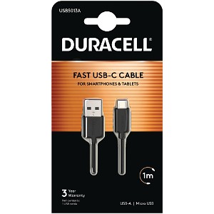 Duracell 1 meter USB-A- till Micro USB-kabel