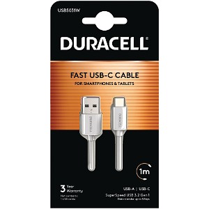 Duracell 1 meter USB-A- till mikro-USB-kabel