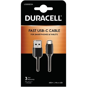 Duracell 2 m USB-A- till mikro-USB-kabel