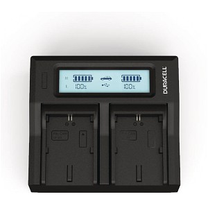 HVR-Z5J Duracell LED Dual DSLR Battery Charger