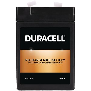 Duracell 6V 4Ah VRLA säkerhetsbatteri