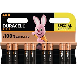 Duracell Plus Power AA 8PK Specialerbjudande
