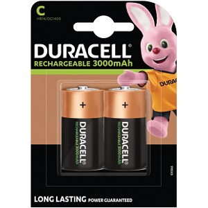 Duracell uppladdningsbara batterier, C-storlek
