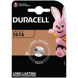 DL1616 Duracell Plus myntcellsbatteri.
