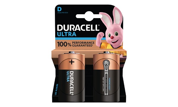 Duracell Ultra Power storlek D Pack av 2