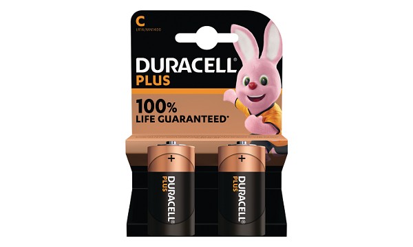 Duracell Plus Power C-storlek (2-pack)