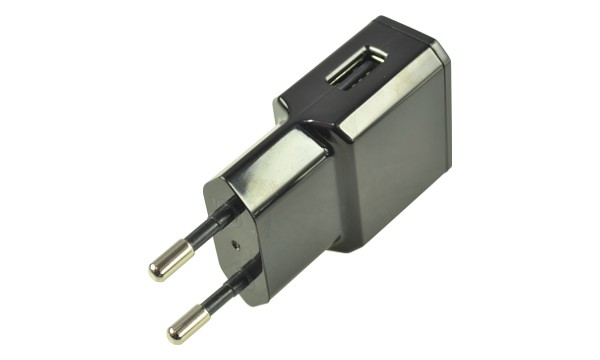 2A Single Port USB Charger (EU) - Black