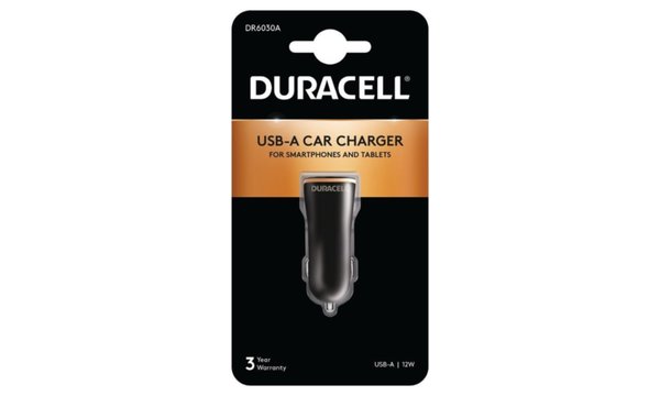 Duracell 12W Single USB-A laddare för bil