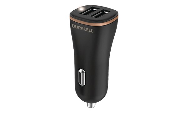 Duracell 18W + 12W USB-A laddning i bilen