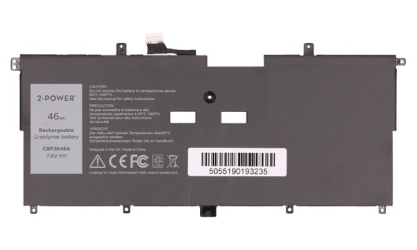 XPS 13 9365 2-in-1 Batteri