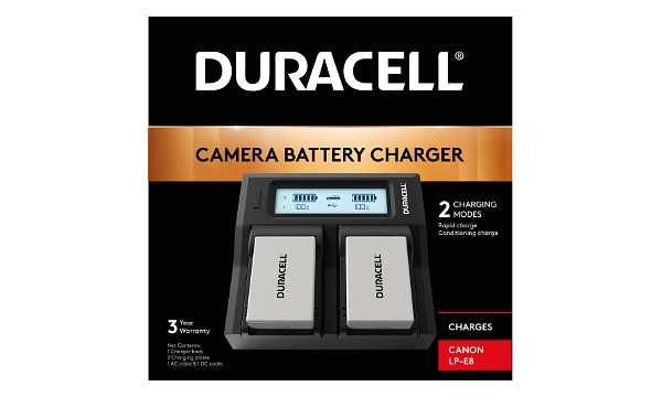 EOS 700D Canon LP-E8 Dual Battery charger