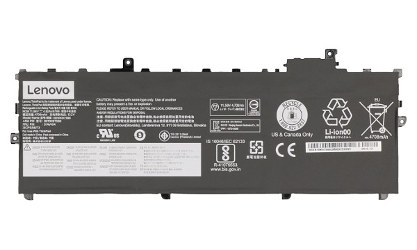 ThinkPad X1 Carbon 5th 20K3 Batteri (3 Cells)