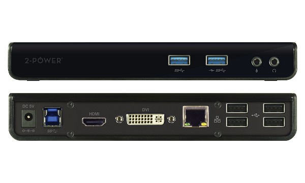 USB3SDOCKHD USB 3.0 Dockningsstation med dubbla skärmar